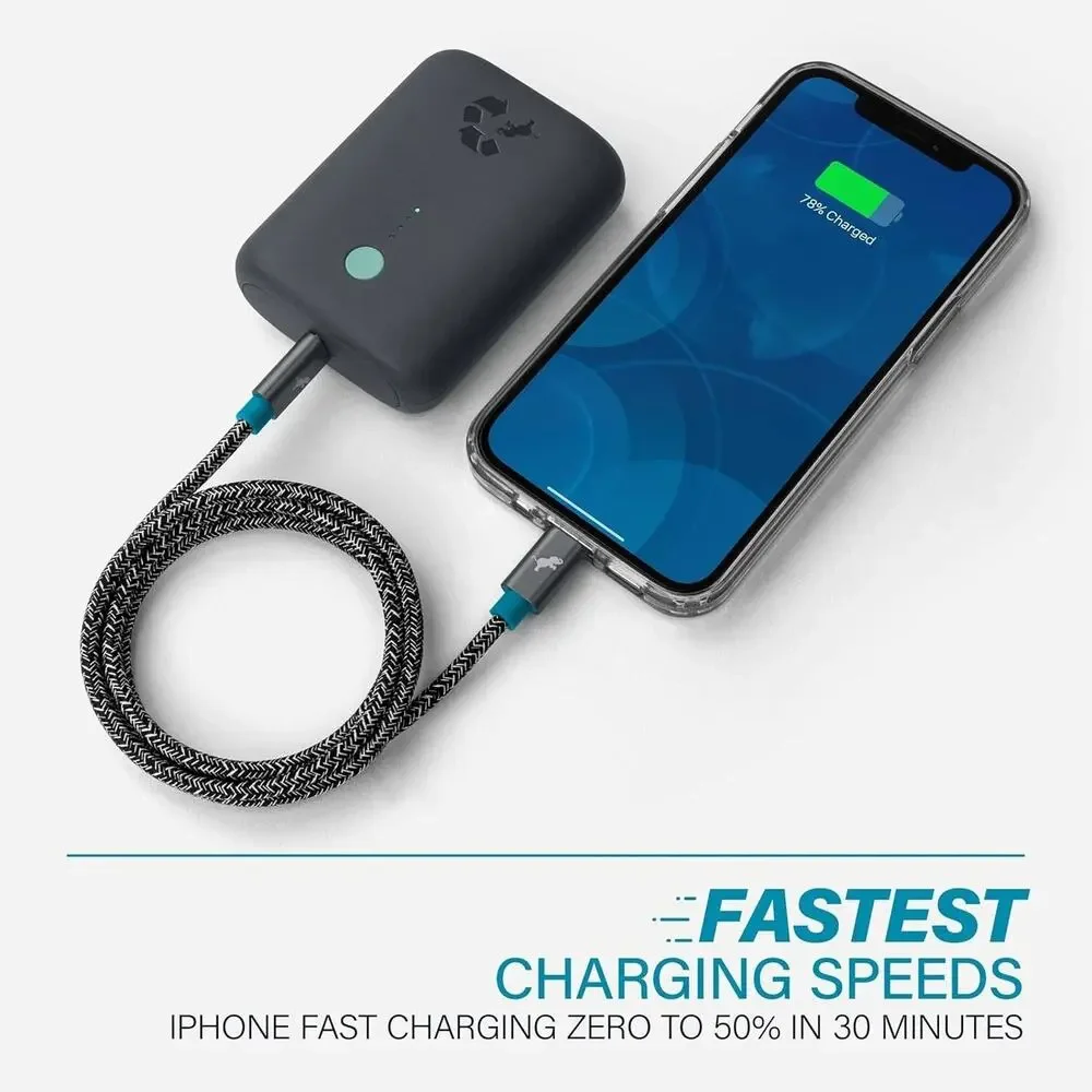 Nimble PowerKnit USB-C to Lightning Charging Cable, 1M, MFi Certified